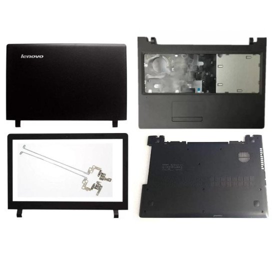 Lenovo IdeaPad 100-15IBD LCD Top Cover Bezel Hinges with Palmrest Touchpad and Bottom Base Lenovo IdeaPad 100-15IBD LCD Top Cover Bezel Hinges with Palmrest Touchpad and Bottom Base