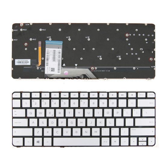 HP Spectre x360 13-4000 13-4100 13-4200 Laptop Backlit Keyboard Silver HP Spectre x360 13-4000 13-4100 13-4200 Laptop Backlit Keyboard Silver