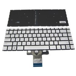 HP 14s-DR 14s-DR2016TU Silver Backlit Laptop Keyboard HP 14s-DR 14s-DR2016TU Silver Backlit Laptop Keyboard