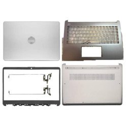 HP 14s-fq 14s-fq1089AU Laptop Full Body Housing Set with LCD Top Cover, Bezel, Hinges, Palmrest and Bottom Base HP 14s-fq 14s-fq1089AU Laptop Full Body Housing Set with LCD Top Cover, Bezel, Hinges, Palmrest and Bottom Base