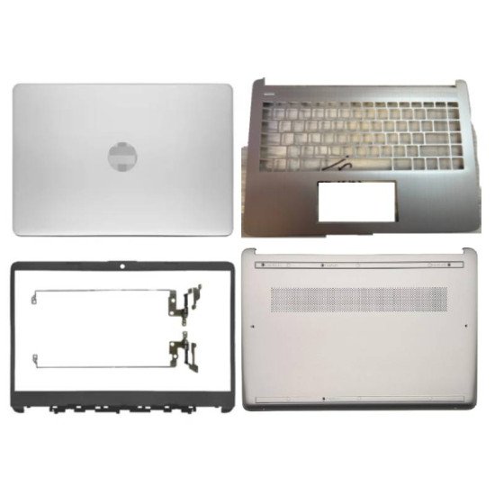 HP 14s-fq 14s-fq1089AU Laptop Full Body Housing Set with LCD Top Cover, Bezel, Hinges, Palmrest and Bottom Base HP 14s-fq 14s-fq1089AU Laptop Full Body Housing Set with LCD Top Cover, Bezel, Hinges, Palmrest and Bottom Base