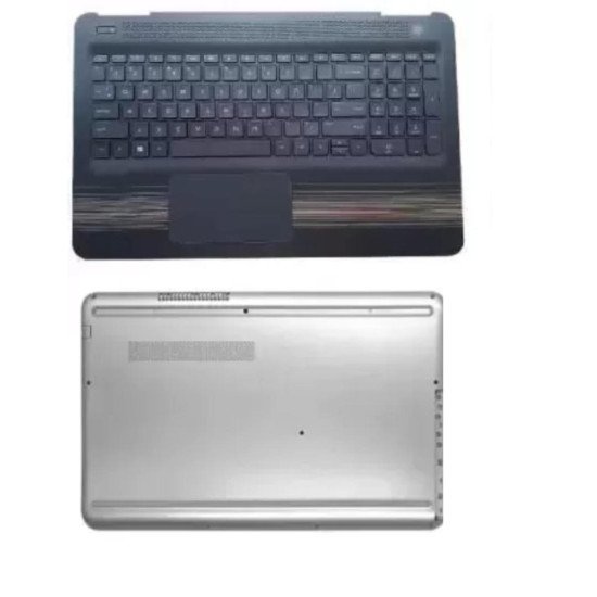 HP Pavilion 15-AU 15-AU134TX Palmrest with Touchpad, Keyboard and Bottom Base
