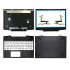 HP Pavilion Gaming 15-CX 15T-DK 15CX0000X LCD Cover Bezel Hinges and Palmrest Bottom Base Full Cover