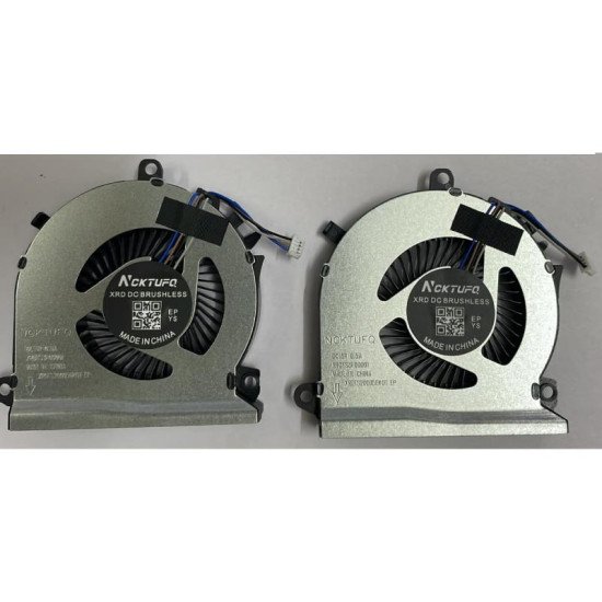 HP Pavilion Gaming 15-EC 15EC 15-EC0013DX CPU Cooling Fan Pair