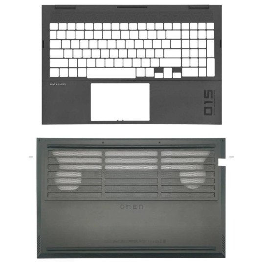 HP Omen 15-EK 15-EN 15-EN0013DX Series Palmrest with Bottom Base Cover Set HP Omen 15-EK 15-EN 15-EN0013DX Series Palmrest with Bottom Base Cover Set