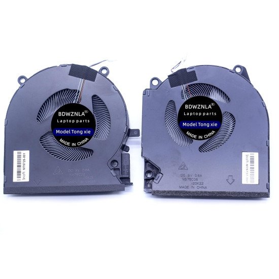 HP Victus 16-D 16-E 16-e0011ns 80W (Not 60W) Series Laptop CPU GPU Cooling Fan HP Victus 16-D 16-E 16-e0011ns 80W (Not 60W) Series Laptop CPU GPU Cooling Fan