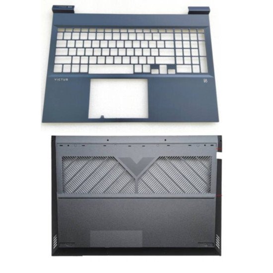 HP Victus 16-D 16-E Laptop Palmrest with Bottom Base Cover HP Victus 16-D 16-E Laptop Palmrest with Bottom Base Cover