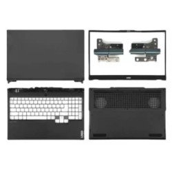 Lenovo Legion 5-15IMH05 5-15ARH05H 5-15ARH05 5-15IMH05H LCD Top Cover Bezel Hinges with Touchpad Palmrest and Bottom Base Full Assembly