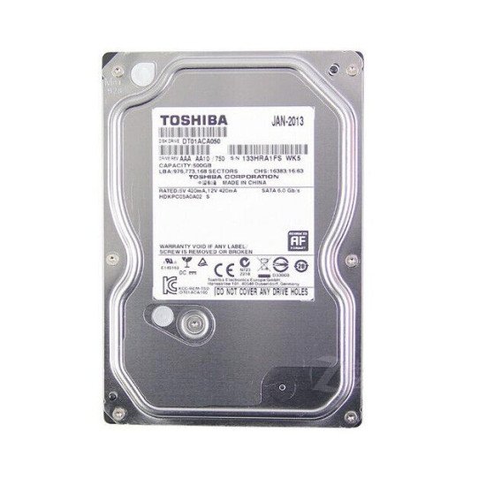 Refurbish Toshiba 500GB Desktop HDD 7200 RPM 3.5 Inch SATA Hard Disk Refurbish Toshiba 500GB Desktop HDD 7200 RPM 3.5 Inch SATA Hard Disk