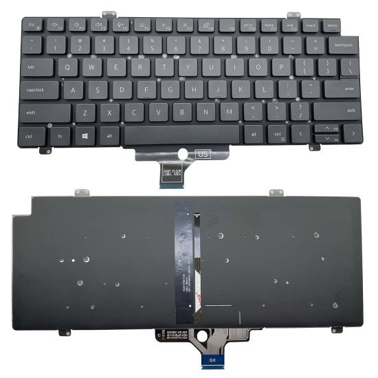 Dell Latitude 5320 5420 5421 7310 7410 7420 7520 7521 9510 9520 2 in 1 Backlit Keyboard