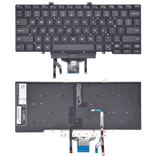 Dell Latitude 3400 5400 5401 5410 5411 7400 7410 Series Laptop Backlit Keyboard Dell Latitude 3400 5400 5401 5410 5411 7400 7410 Series Laptop Backlit Keyboard