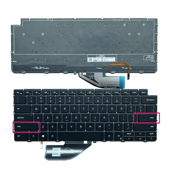 Dell XPS 13 7390 2-in-1 P103G XPS 13 9310 2-in-1 Backlit Keyboard Dell XPS 13 7390 2-in-1 P103G XPS 13 9310 2-in-1 Backlit Keyboard