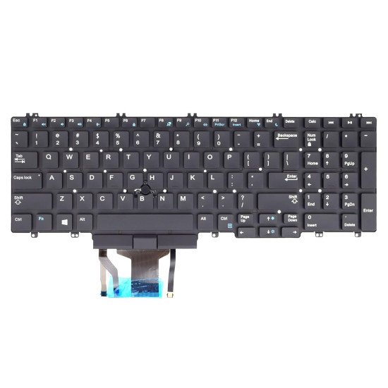Dell Precision 7530 7730 7540 7740 E7530 M7530 Series Laptop Keyboard Backlit Dell Precision 7530 7730 7540 7740 E7530 M7530 Series Laptop Keyboard Backlit