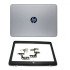 HP EliteBook 820 G3 LCD Top Cover Front Bezel with Hinges