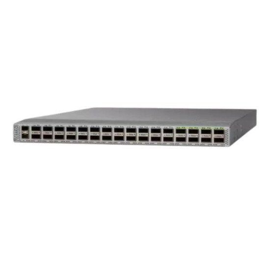 Cisco Nexus 9332C ACI Spine 32-Port 100G QSFP28 and 2-Port 10G SFP+ Data Center Switch – Refurbished