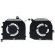 Dell XPS 15 9570 7590 Precision 5540 Left Right CPU Cooling Fan Set Dell XPS 15 9570 7590 Precision 5540 Left Right CPU Cooling Fan Set