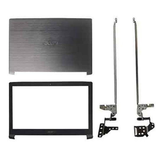 Acer Aspire 5 A515-41G A515-51 A515-51G A515-53 LCD Top Cover Front Bezel with Hinges ABH
