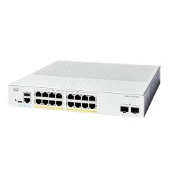 Cisco Catalyst C1300-16T-2G 16-Port Gigabit Ethernet Managed Switch with 2 SFP Uplinks – Refurbished Cisco Catalyst C1300-16T-2G 16-Port Gigabit Ethernet Managed Switch with 2 SFP Uplinks – Refurbished