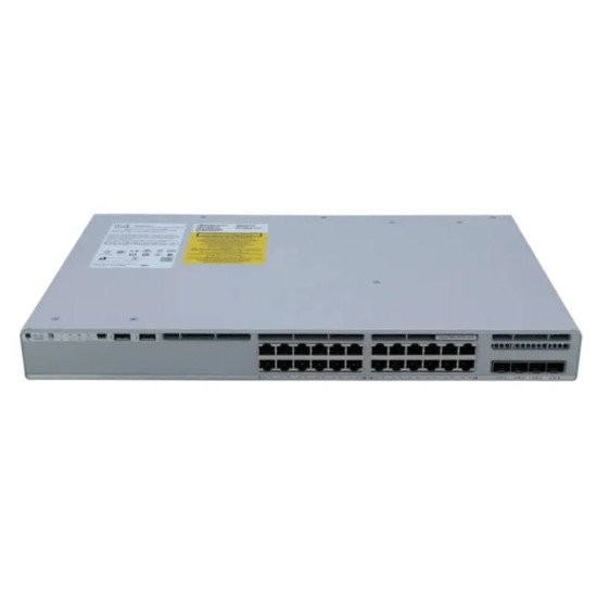 Cisco Catalyst C9200L-24P-4X 24-Port PoE+ Layer 3 Managed Switch with 4x 10G SFP+ Uplinks – Refurbished