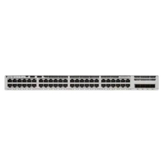 Cisco Catalyst C9200L-48T-4X 48-Port Data Layer 3 Managed Switch with 4x 10G SFP+ Uplinks and Single SMPS – Refurbished
