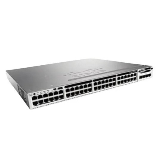 Cisco Catalyst C9300-48P 48-Port PoE+ Layer 3 Managed Switch with NM-8X Uplink Module and StackWise-480 – Refurbished