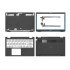 Dell Latitude 3520 E3520 LCD Top Cover Bezel Hinges with Palmrest and Bottom Base Assembly