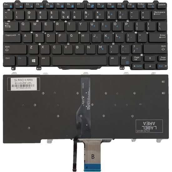 Dell Latitude E7250 E5250 E5270 5250 7250 Backlit Keyboard Dell Latitude E7250 E5250 E5270 5250 7250 Backlit Keyboard