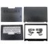 Dell Latitude E7470 7470 Laptop Full Body Housing Set with LCD Top Cover, Front Bezel, Hinges, Touchpad Palmrest and Bottom Base