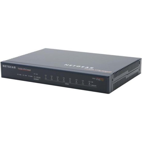 Used Netgear ProSAFE VPN Firewall 50 with 8-Port 10/100 Switch FVS338 Used Netgear ProSAFE VPN Firewall 50 with 8-Port 10/100 Switch FVS338