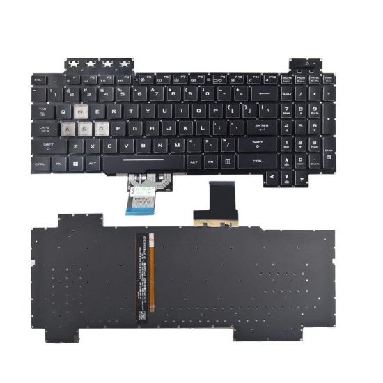 Asus TUF Gaming FX505 FX505D FX505DV FX505GE FX505GD Series Laptop Backlit Keyboard Replacement Asus TUF Gaming FX505 FX505D FX505DV FX505GE FX505GD Series Laptop Backlit Keyboard Replacement