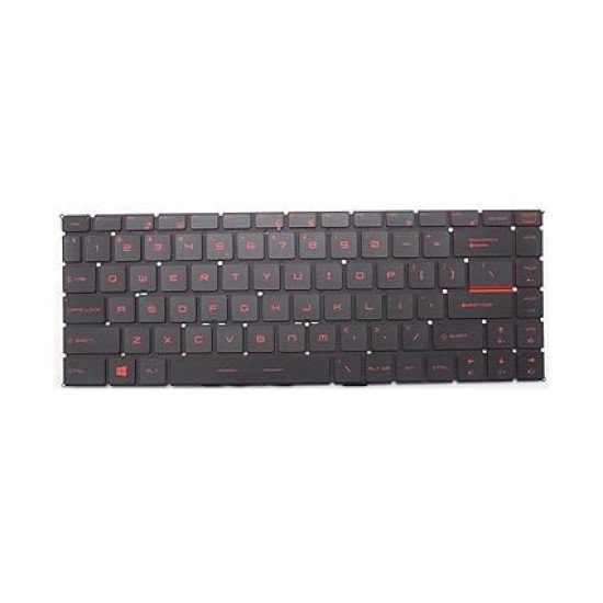 MSI GF63 8RC GF63 8RD GF63 Thin 9SC 10UC 11UD MS-16R1 MS-16R4 GF65 Thin 9SD 9SE 10SD 10SE MS-16W1 MS-16W2 Red Backlit Keyboard