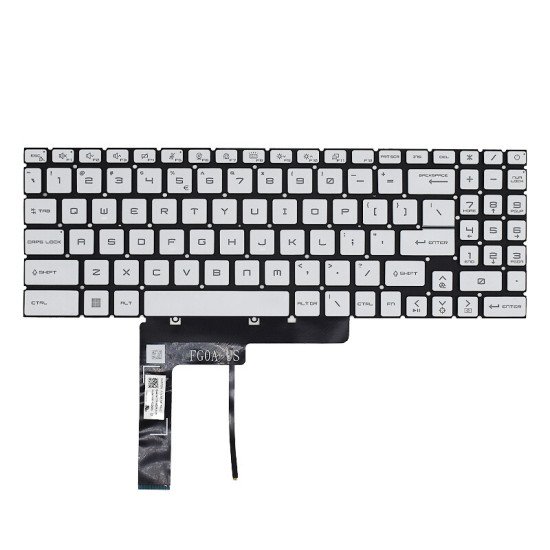 MSI Katana GF66 GF76 GL66 GL76 MS-1582 MS-1583 MS-17L1 MS-17H3 Series Laptop Keyboard with Backlit MSI Katana GF66 GF76 GL66 GL76 MS-1582 MS-1583 MS-17L1 MS-17H3 Series Laptop Keyboard with Backlit