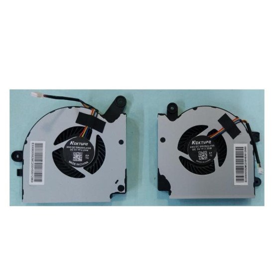 MSI GF75 Laptop CPU GPU Cooling Fan Pair Replacement