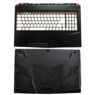 MSI GL63 Laptop Touchpad Palmrest with Bottom Base – Upper and Lower Case Replacement MSI GL63 Laptop Touchpad Palmrest with Bottom Base – Upper and Lower Case Replacement