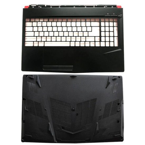MSI GL63 Laptop Touchpad Palmrest with Bottom Base – Upper and Lower Case Replacement