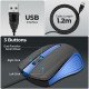 Foxin Glance Blue Wired USB Mouse Foxin Glance Blue Wired USB Mouse