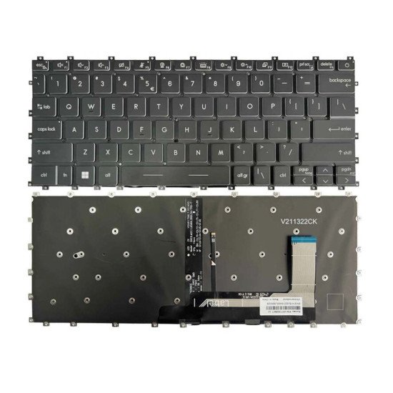 MSI Modern 14-C 14 C11M MS-14J3 14-C5M C7M MS-14JK 14C11M-031IN Laptop Backlit Keyboard MSI Modern 14-C 14 C11M MS-14J3 14-C5M C7M MS-14JK 14C11M-031IN Laptop Backlit Keyboard
