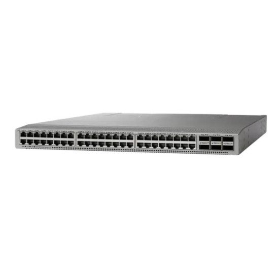 Cisco Nexus N9K-93180YC-FX Layer 3 Data Center Switch, 48-Port 1/10/25G + 6-Port 40/100G – Refurbished