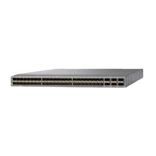 Cisco Nexus N9K-C93180YC-FX 48-Port 25G SFP28 and 6-Port 100G QSFP28 Managed Switch with Dual Power Supplies – Refurbished