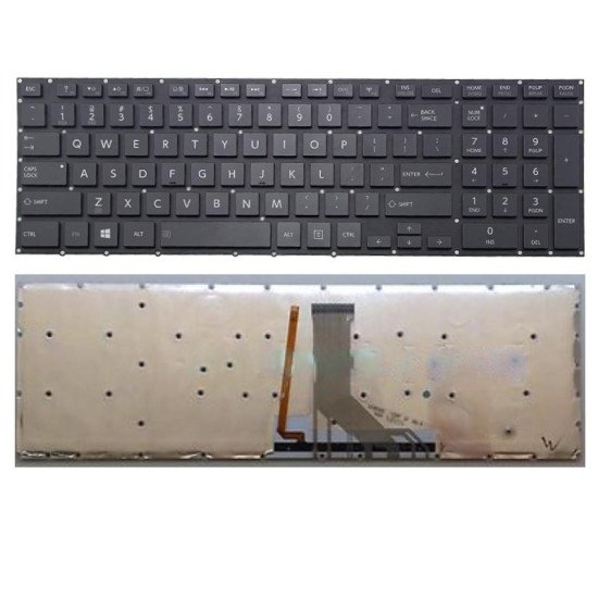 Toshiba Satellite P50t-B Y3110 Laptop Backlit Keyboard Replacement Toshiba Satellite P50t-B Y3110 Laptop Backlit Keyboard Replacement