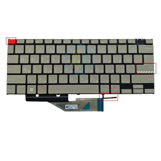 ASUS Vivobook S 14 S3402 S3402Z S3402ZA Backlit Keyboard ASUS Vivobook S 14 S3402 S3402Z S3402ZA Backlit Keyboard