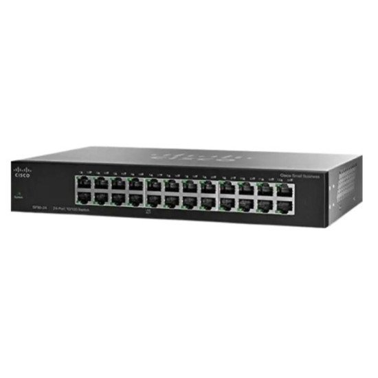 Cisco SF95-24-AS 24-Port 10/100 Mbps Fast Ethernet Unmanaged Switch