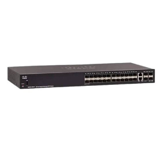 Cisco SG350-28SFP 28-Port Gigabit SFP Managed Switch – Refurbished