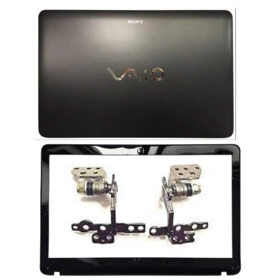Sony VAIO SVF154B1EL Laptop LCD Top Cover Front Bezel with Hinges Sony VAIO SVF154B1EL Laptop LCD Top Cover Front Bezel with Hinges