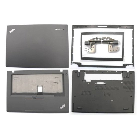 Lenovo ThinkPad T440 Laptop Full Body Housing Set with LCD Top Cover, Front Bezel, Hinges, Touchpad Palmrest and Bottom Base