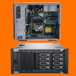 Dell PowerEdge T440 8LFF Xeon 16 core Gold 6130 Processor 256GB RAM Tower Server