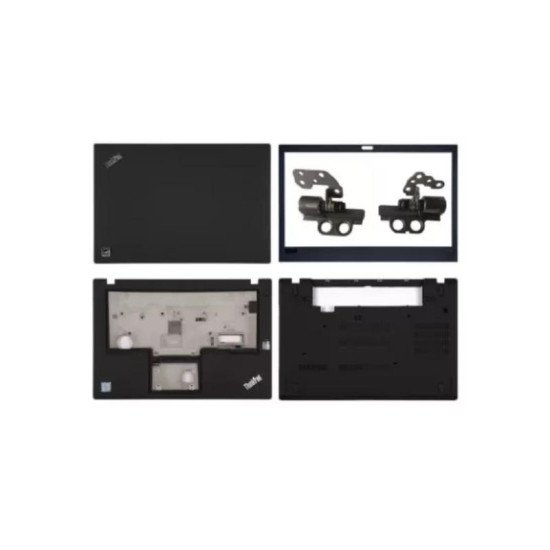 Lenovo ThinkPad T480 A485 LCD Cover Bezel Hinges and Palmrest Bottom Base Assembly