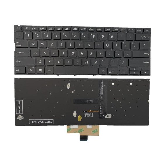 ASUS ZenBook 14 UX433 UX433FA UX433FN Laptop Backlit Keyboard