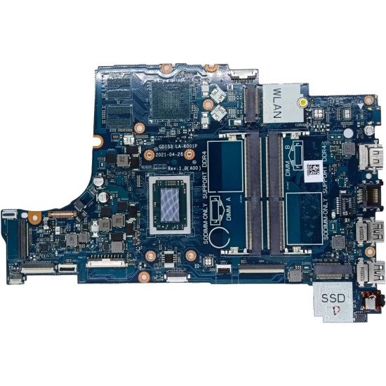 Dell Vostro 3405 Laptop R5-3450U Processor Motherboard LA-K001P Dell Vostro 3405 Laptop R5-3450U Processor Motherboard LA-K001P