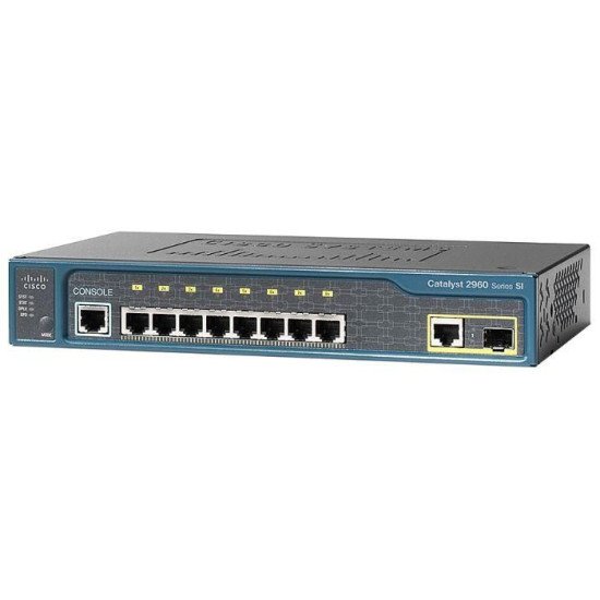 Refurbished Cisco Catalyst WS-C2960-8TC-S 8 Ports Managed Switch Refurbished Cisco Catalyst WS-C2960-8TC-S 8 Ports Managed Switch